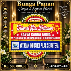 Toko Bunga Bogor Rumah Duka Sinar Kasih - Bunga Papan Khitanan